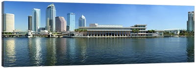 Buildings at the waterfront, Tampa, Hillsborough County, Florida, USA Canvas Art Print - Tampa Bay Art