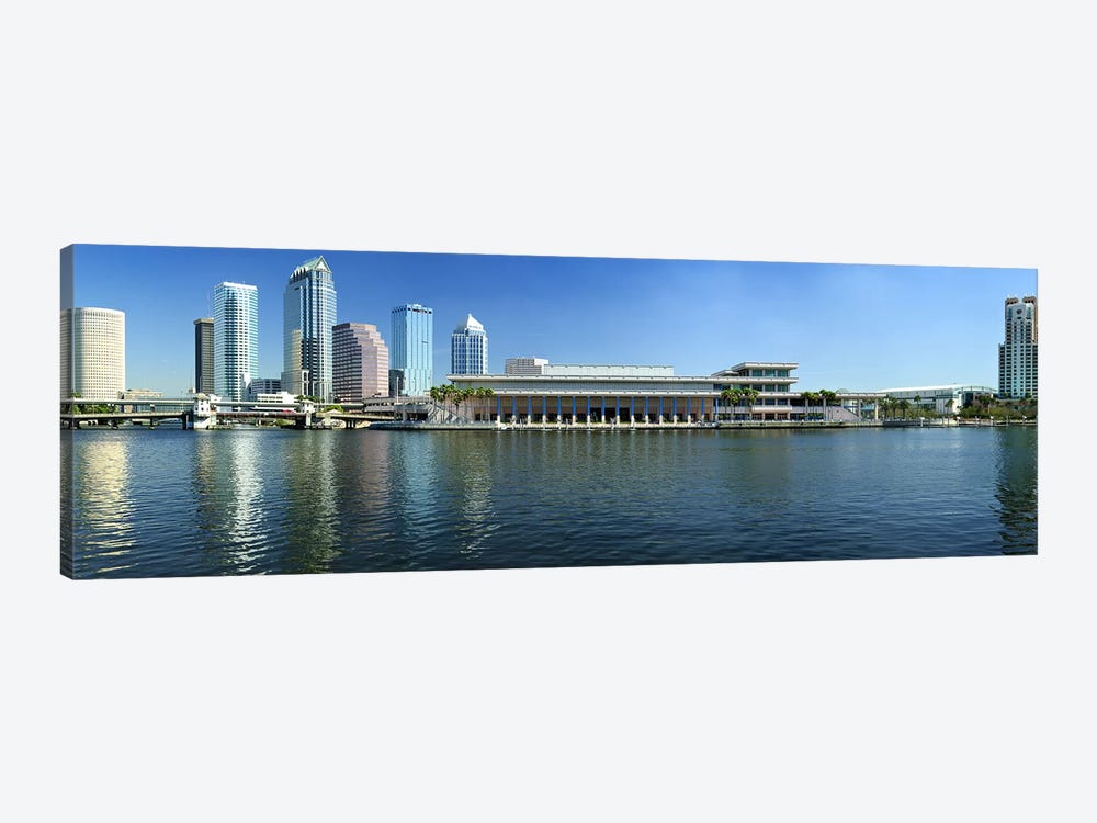 Buildings at the waterfront, Tampa, Hillsborough County, Florida, USA by Panoramic Images 1-piece Canvas Wall Art