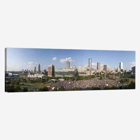 Fourth of July Festival, Centennial Olympic Park, Atlanta, Georgia, USA Canvas Print #PIM9252} by Panoramic Images Canvas Print