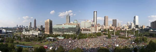 Georgia: Fourth of July Festival, Centennial Olympic Park, Atlanta, Georgia, USA by Panoramic Images