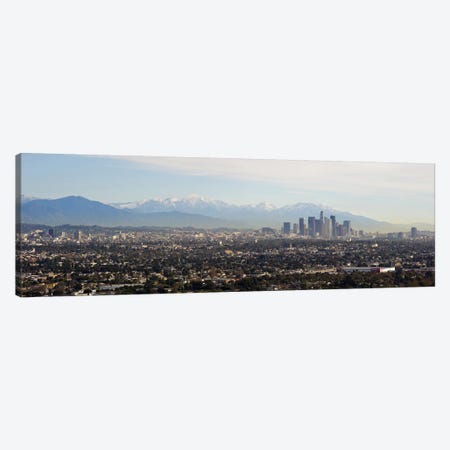 High angle view of a city, Los Angeles, California, USA #2 Canvas Print #PIM9258} by Panoramic Images Art Print