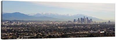 High angle view of a city, Los Angeles, California, USA #2 Canvas Art Print - Los Angeles Art