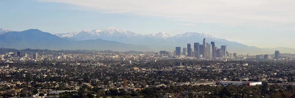 Los Angeles: High angle view of a city, Los Angeles, California, USA #2 by Panoramic Images