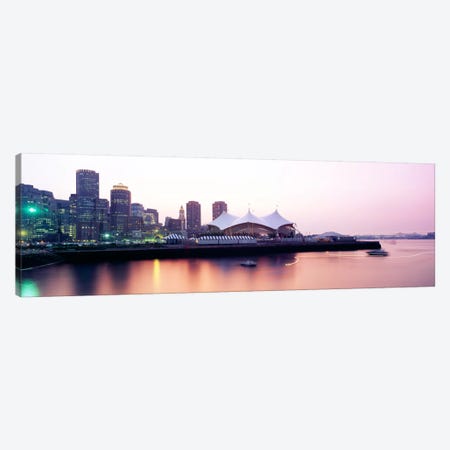 Skyscrapers at the waterfront, Charles river, Boston, Massachusetts, USA Canvas Print #PIM925} by Panoramic Images Canvas Wall Art
