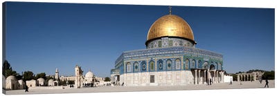 Town square, Dome Of the Rock, Temple Mount, Jerusalem, Israel Canvas Art Print - Group Art