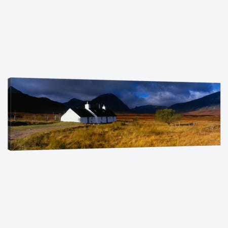 Blackrock Cottage (Climbing Hut Of The Ladies' Scottish Climbing Club), Near Glen Coe, Highlands, Scotland Canvas Print #PIM926} by Panoramic Images Canvas Wall Art