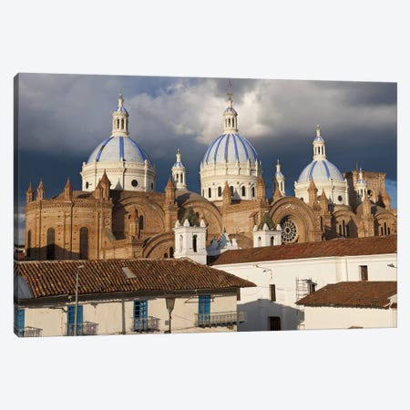 Low angle view of a cathedral, Immaculate Conception Cathedral, Cuenca, Azuay Province, Ecuador Canvas Print #PIM9272} by Panoramic Images Canvas Art Print