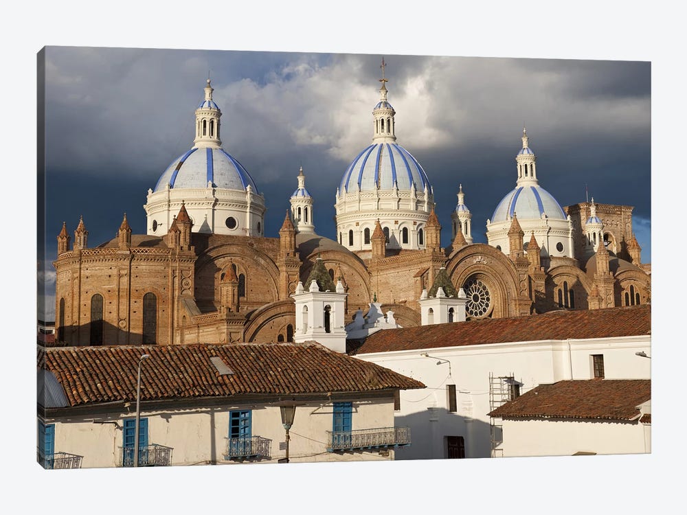Low angle view of a cathedral, Immaculate Conception Cathedral, Cuenca, Azuay Province, Ecuador by Panoramic Images 1-piece Canvas Print
