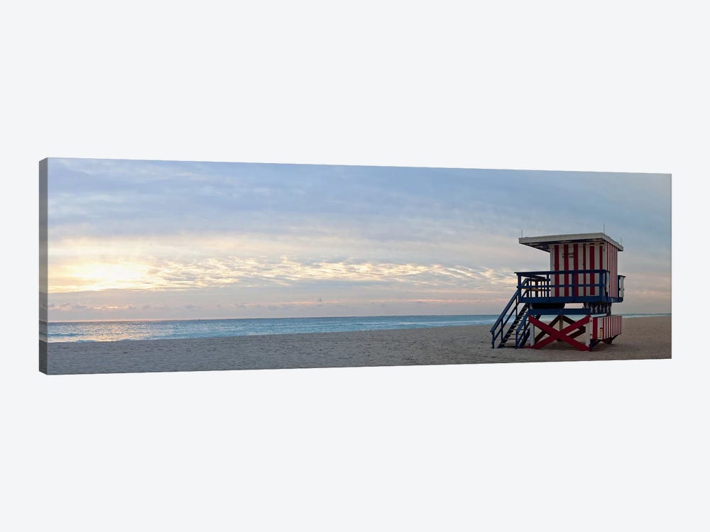 Lifeguard on the beach, Miami, Miami-Dade County, Florida, USA by Panoramic Images 1-piece Canvas Art Print