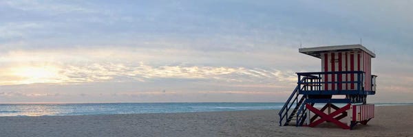 Miami: Lifeguard on the beach, Miami, Miami-Dade County, Florida, USA by Panoramic Images