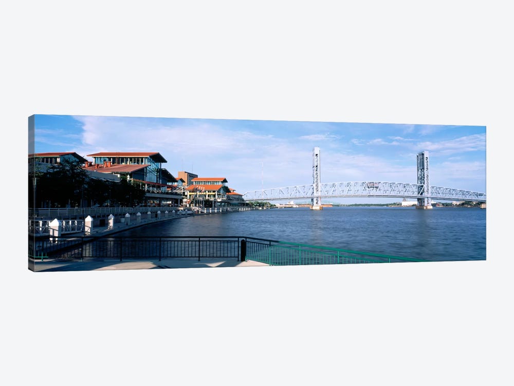 Bridge Over A River, Main Street, St. Johns River, Jacksonville, Florida, USA by Panoramic Images 1-piece Art Print