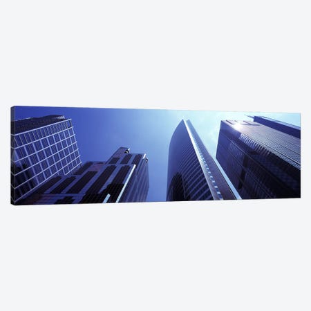 Low angle view of skyscrapers, Chicago, Cook County, Illinois, USA Canvas Print #PIM9281} by Panoramic Images Canvas Artwork
