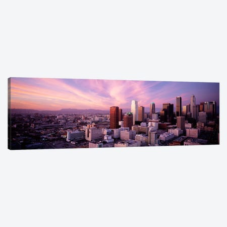 High Angle View of The CityLos Angeles, California, USA, Canvas Print #PIM928} by Panoramic Images Canvas Art Print