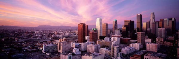 High Angle View of The CityLos Angeles, California, USA,