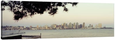 Buildings at the waterfront, San Diego, California, USA #5 Canvas Art Print - San Diego Skylines