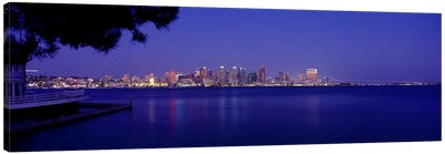 Buildings at the waterfront, San Diego, California, USA #6 Canvas Art Print - San Diego Skylines