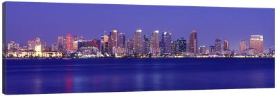 Buildings at the waterfront, San Diego, California, USA #7 Canvas Art Print - San Diego Skylines