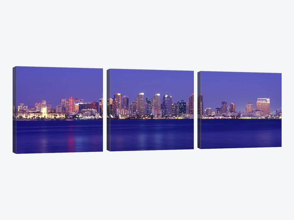 Buildings at the waterfront, San Diego, California, USA #7 by Panoramic Images 3-piece Art Print