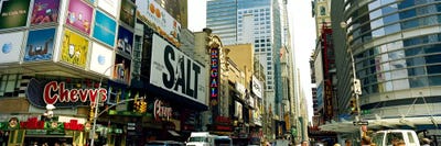 Traffic in a city, 42nd Street, Eighth Avenue, Times Square, Manhattan, New York City, New York State, USA #2 by Panoramic Images acrylic art print