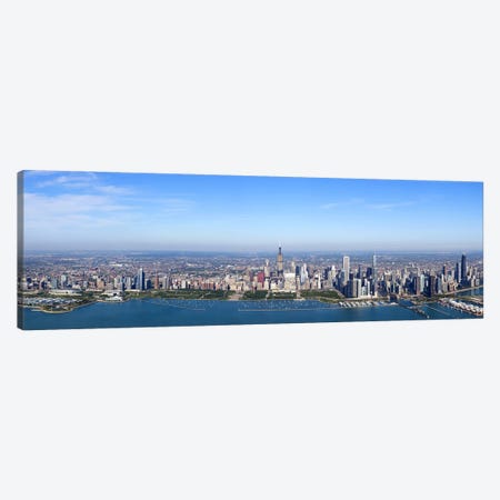 Aerial view of a cityscape, Trump International Hotel And Tower, Willis Tower, Chicago, Cook County, Illinois, USA Canvas Print #PIM9306} by Panoramic Images Canvas Artwork