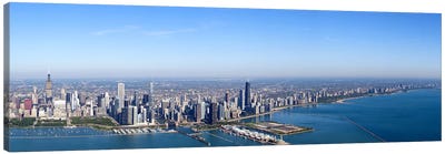 Aerial view of a cityscape, Trump International Hotel And Tower, Willis Tower, Chicago, Cook County, Illinois, USA #2 Canvas Art Print - Chicago Skylines