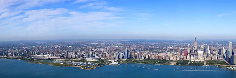 Aerial view of a cityscape, Trump International Hotel And Tower, Willis Tower, Chicago, Cook County, Illinois, USA #3