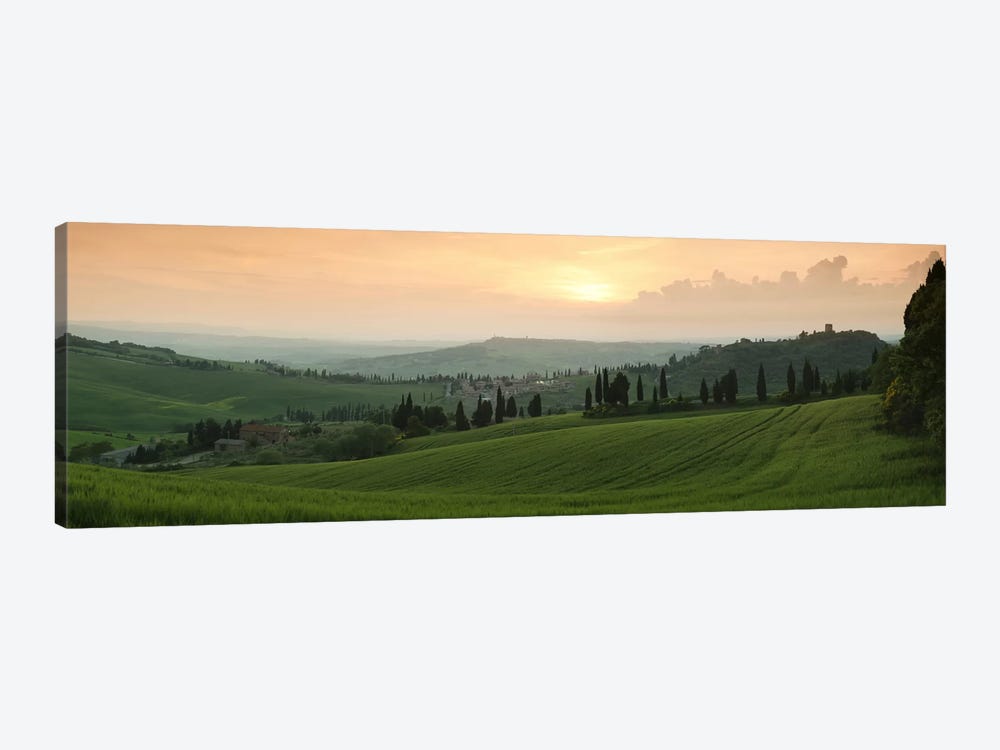 Countryside Landscape, Monticchiello, Val d'Orcia, Siena Province, Tuscany, Italy by Panoramic Images 1-piece Canvas Art Print