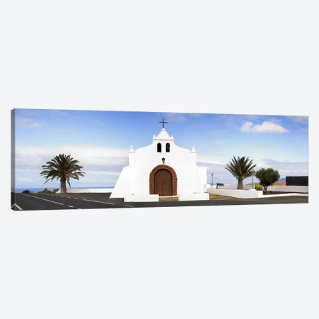 Chapel on a hill, Tiagua, Lanzarote, Canary Islands, Spain Canvas Print #PIM9348} by Panoramic Images Art Print