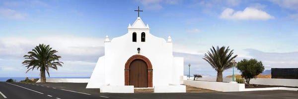Canary Islands: Chapel on a hill, Tiagua, Lanzarote, Canary Islands, Spain by Panoramic Images
