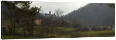 Castle on a hill, Bran Castle, Transylvania, Romania Canvas Art Print - Romania