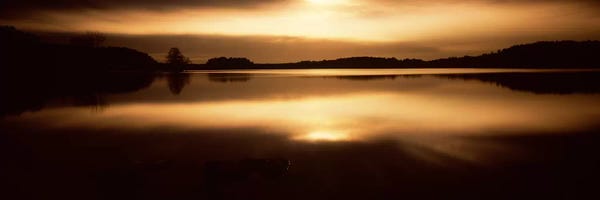 Lake Sunrises & Sunsets: Reflection of clouds in a lake, Loch Raven Reservoir, Lutherville-Timonium, Baltimore County, Maryland, USA #2 by Panoramic Images