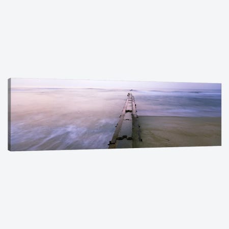 Tide break on the beach at sunrise, Cape Hatteras National Seashore, North Carolina, USA Canvas Print #PIM9359} by Panoramic Images Canvas Wall Art