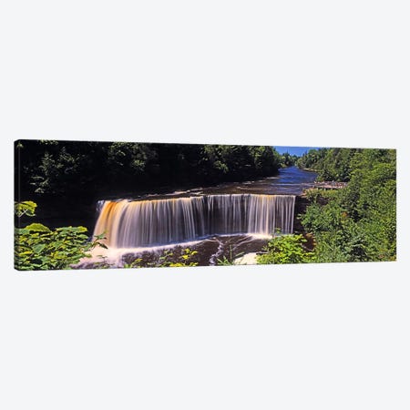 Upper Falls, Tahquamenon Falls, Tahquamenon Falls State Park, Michigan, USA Canvas Print #PIM9374} by Panoramic Images Canvas Print