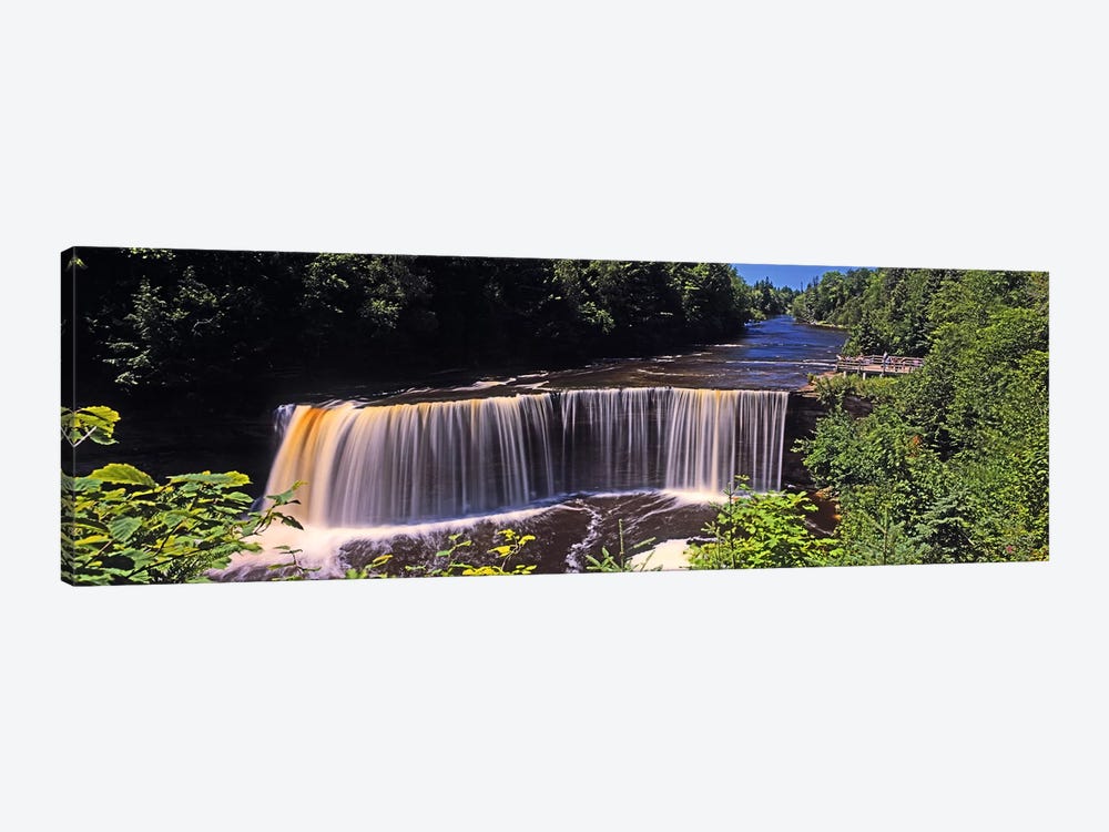 Upper Falls, Tahquamenon Falls, Tahquamenon Falls State Park, Michigan, USA by Panoramic Images 1-piece Canvas Wall Art