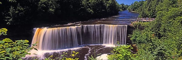 Michigan: Upper Falls, Tahquamenon Falls, Tahquamenon Falls State Park, Michigan, USA by Panoramic Images
