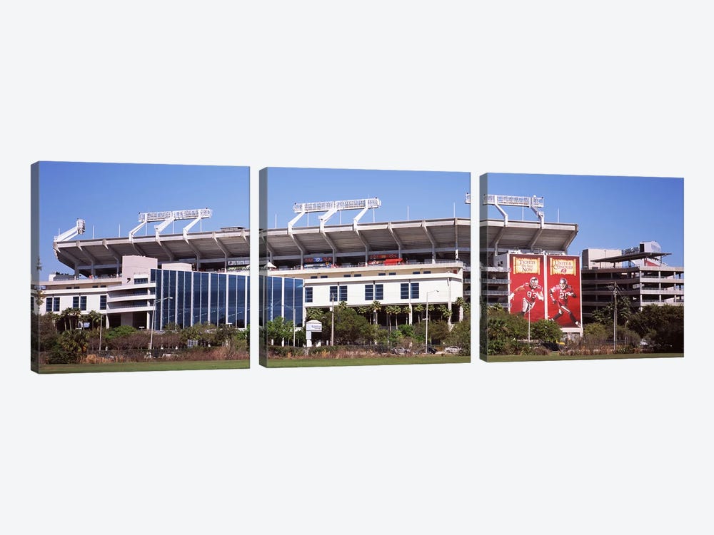 Raymond James Stadium home of Tampa Bay BuccaneersTampa, Florida, USA by Panoramic Images 3-piece Art Print