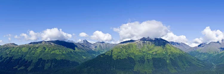Mountain range, Chugach Mountains, Anchorage, Alaska, USA