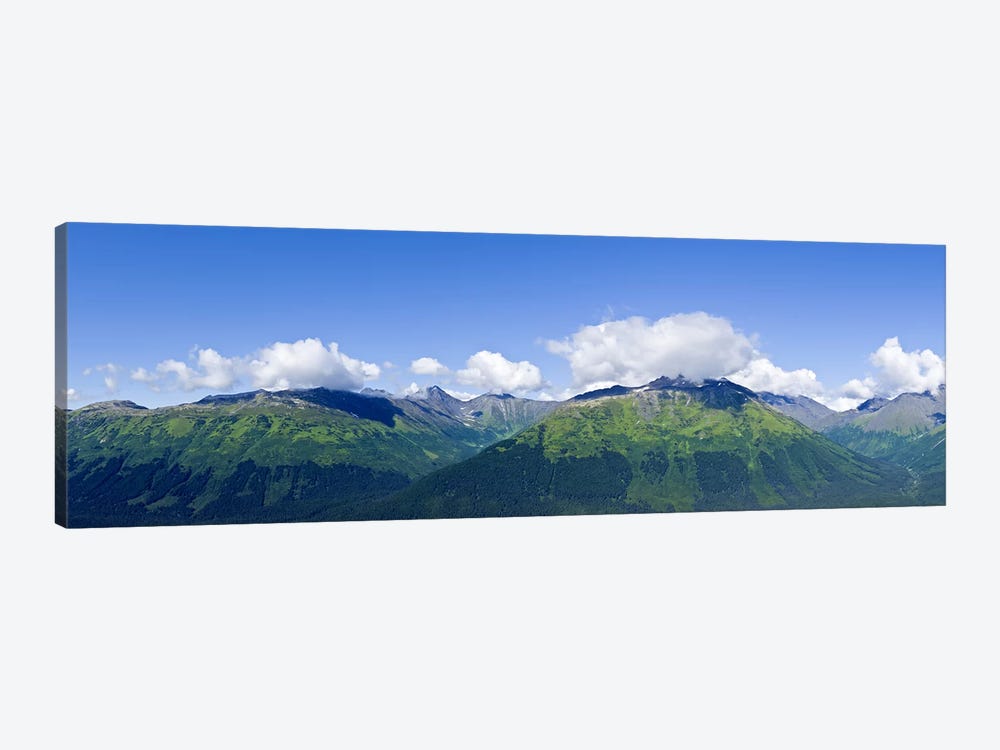 Mountain range, Chugach Mountains, Anchorage, Alaska, USA 1-piece Canvas Art