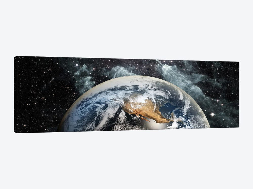 Earth in space by Panoramic Images 1-piece Canvas Art Print
