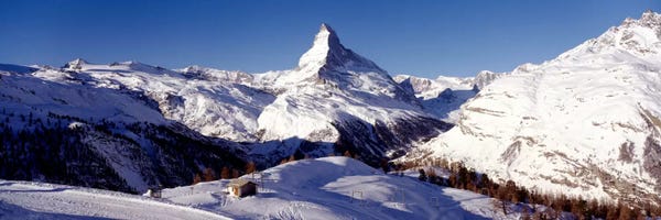 Snowy Mountains: Matterhorn, Zermatt, Valais, Switzerland by Panoramic Images