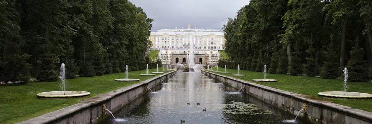 Canal at Grand Cascade at Peterhof Grand Palace, St. Petersburg, Russia