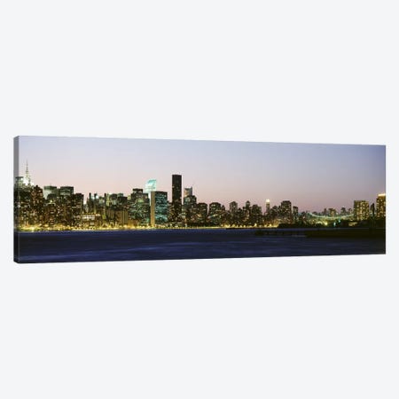 Skyscrapers at the waterfront, New York City, New York State, USA #3 Canvas Print #PIM9435} by Panoramic Images Canvas Art
