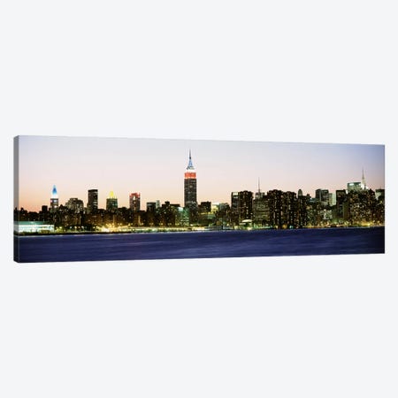 Skyscrapers at the waterfront, New York City, New York State, USA #4 Canvas Print #PIM9436} by Panoramic Images Canvas Wall Art
