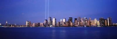 Tribute in Light, World Trade Center, Lower Manhattan, Manhattan, New York City, New York State, USA by Panoramic Images multi panel art