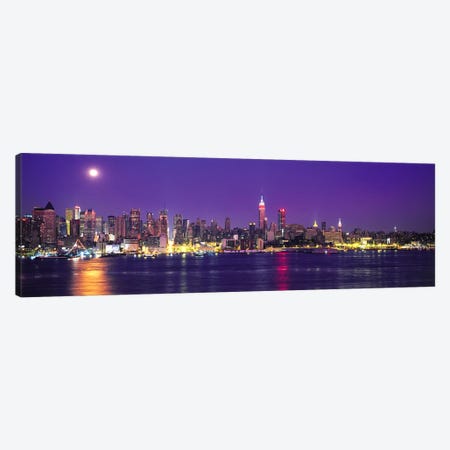 Skyscrapers at the waterfront, New York City, New York State, USA Canvas Print #PIM9439} by Panoramic Images Canvas Print