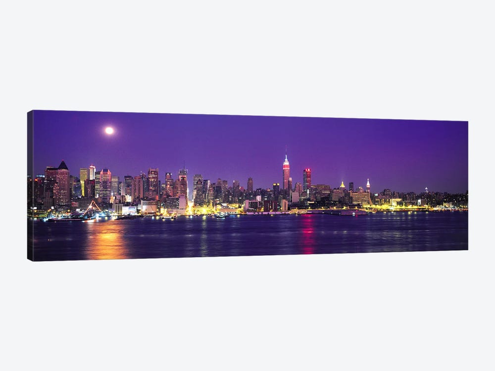 Skyscrapers at the waterfront, New York City, New York State, USA by Panoramic Images 1-piece Canvas Wall Art