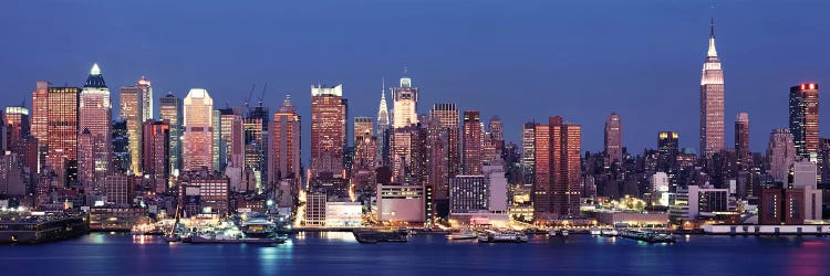 Dusk, West Side, NYC, New York City, USA by Panoramic Images wall art