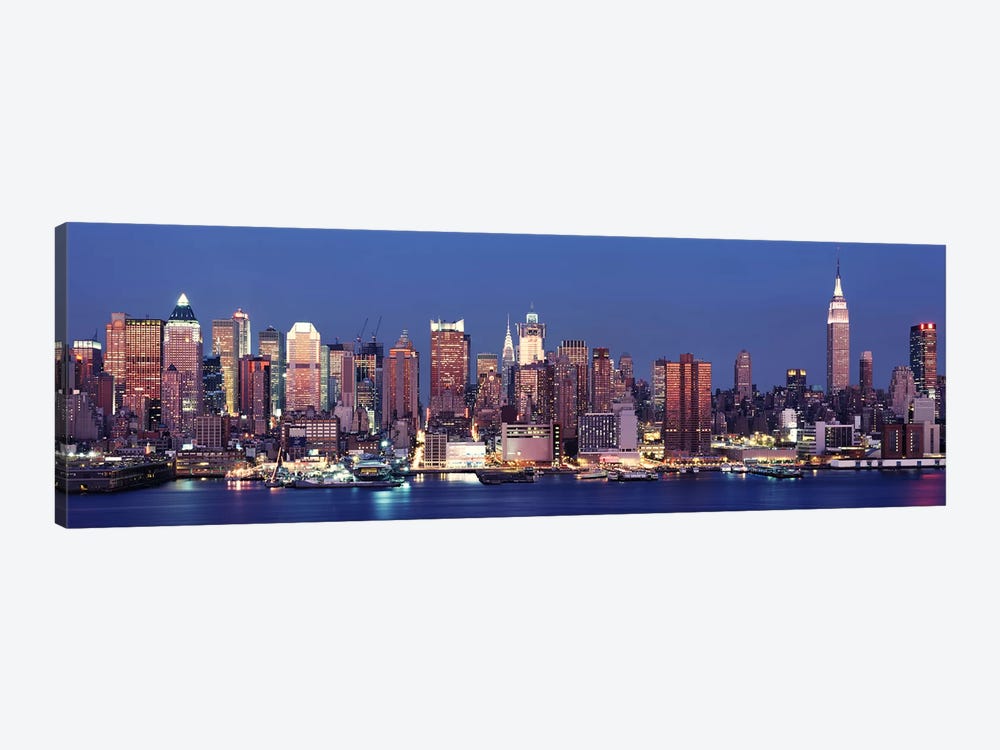 Dusk, West Side, NYC, New York City, USA by Panoramic Images 1-piece Canvas Art