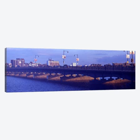 Bridge across a river, Longfellow Bridge, Charles River, Boston, Suffolk County, Massachusetts, USA Canvas Print #PIM9468} by Panoramic Images Canvas Art