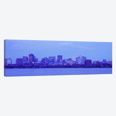 Skyscrapers at the waterfront, Charles River, Boston, Suffolk County, Massachusetts, USA Canvas Print #PIM9469} by Panoramic Images Canvas Art
